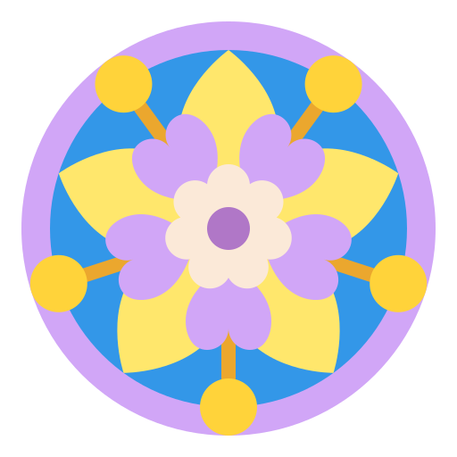 Mandala Iconixar Flat icon