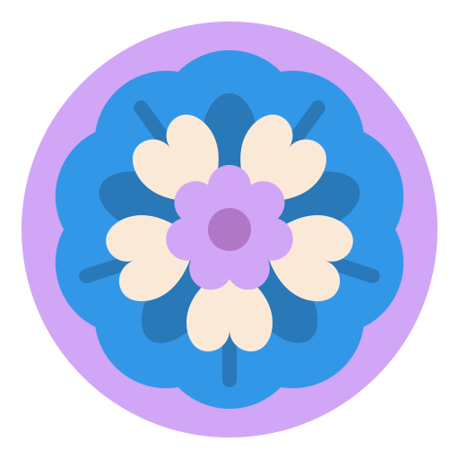 Mandala Iconixar Flat Icon