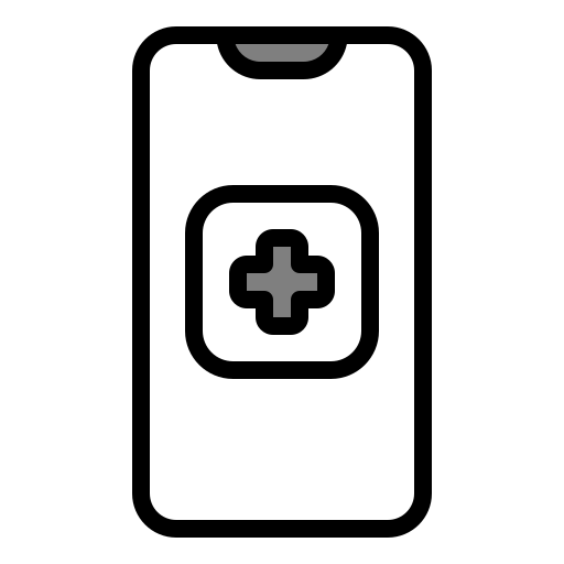 aplicación médica icono gratis