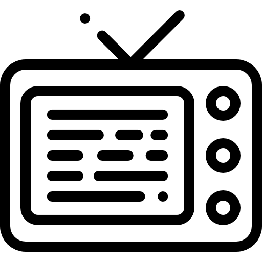 텔레비전 무료 아이콘 텔레비전 무료 아이콘