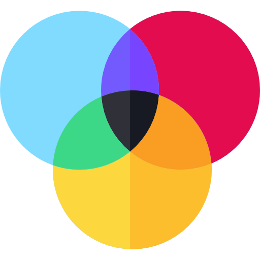 Cmyk Basic Rounded Flat icon