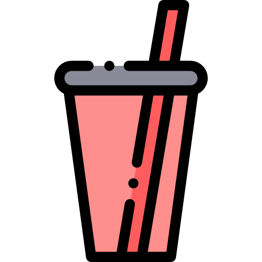 Soda Detailed Rounded Lineal color icon