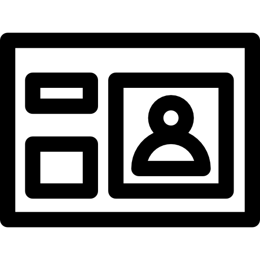 identification Icône gratuit identification Icône gratuit