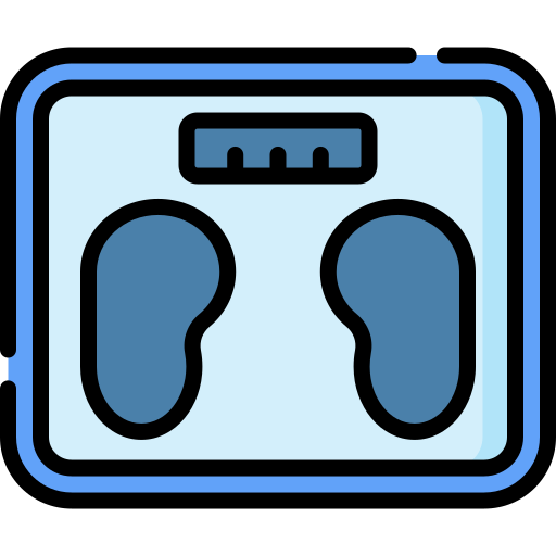 Body weight scale icon Royalty Free Vector Image