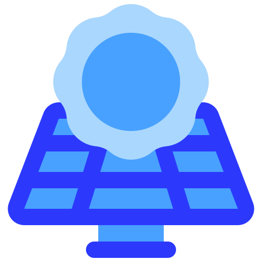 panel solar icono gratis