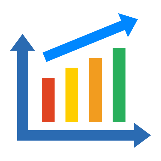 gráfico de barras icono gratis