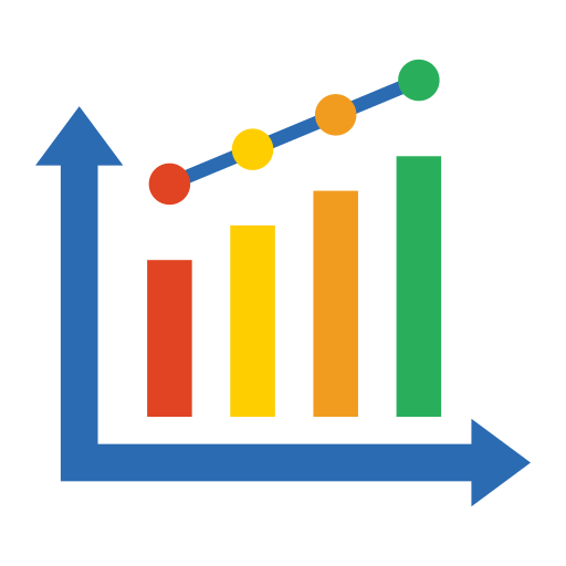 Graph Generic color fill icon