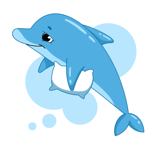 Dolphin Stickers - Free smileys Stickers