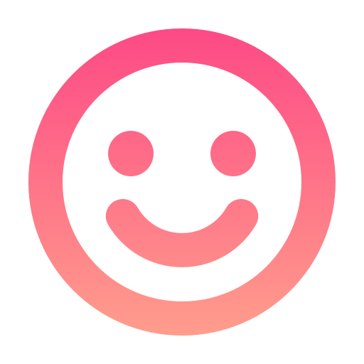 Smiley Generic gradient outline icon