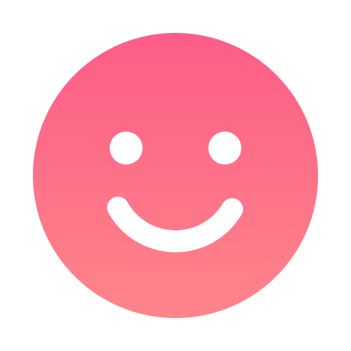 Smiley Generic gradient fill icon