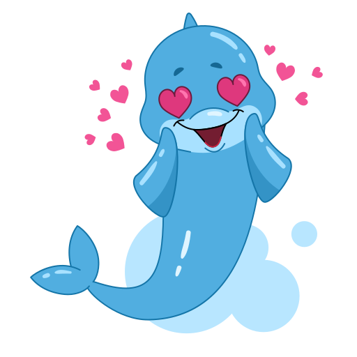 Dolphin Stickers - Free smileys Stickers