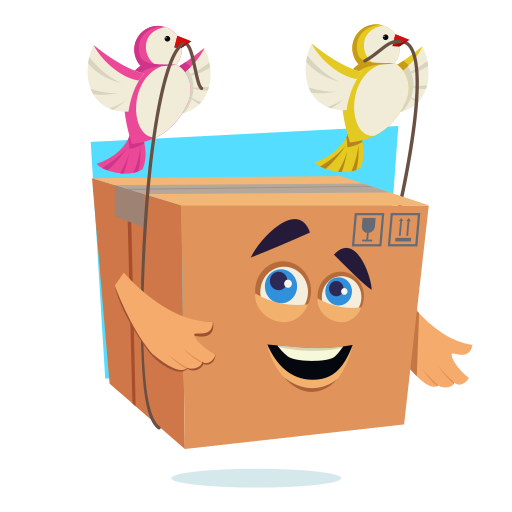 boîte en carton gratuit sticker boîte en carton gratuit sticker