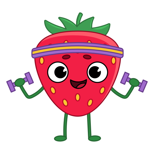 Strawberry free sticker Strawberry free sticker