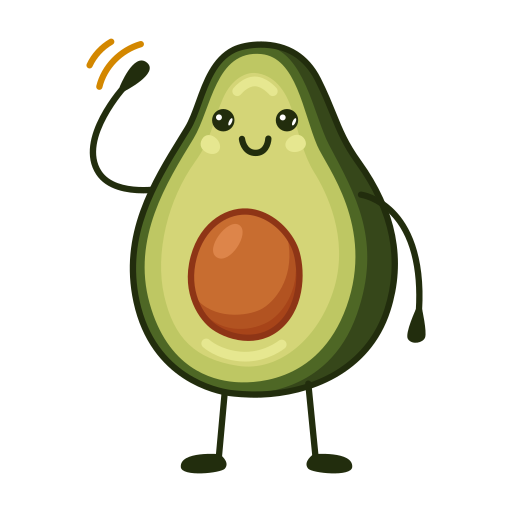 aguacate gratis sticker