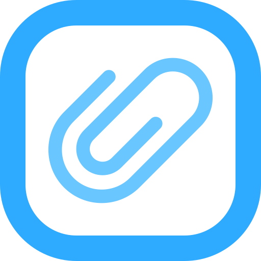 Paperclip Generic color fill icon