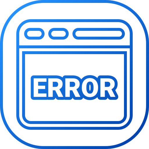 mensaje de error icono gratis