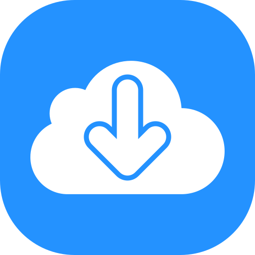 descarga en la nube icono gratis