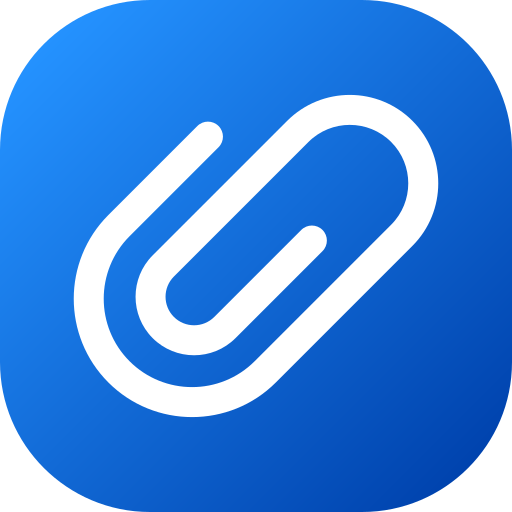 Paperclip Generic gradient fill icon