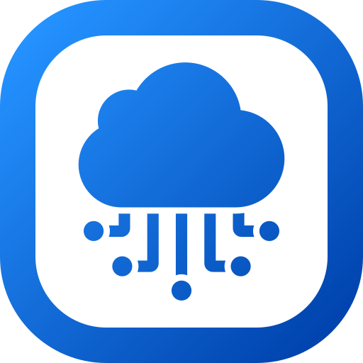 computación en la nube icono gratis