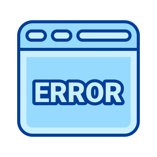 mensaje de error icono gratis