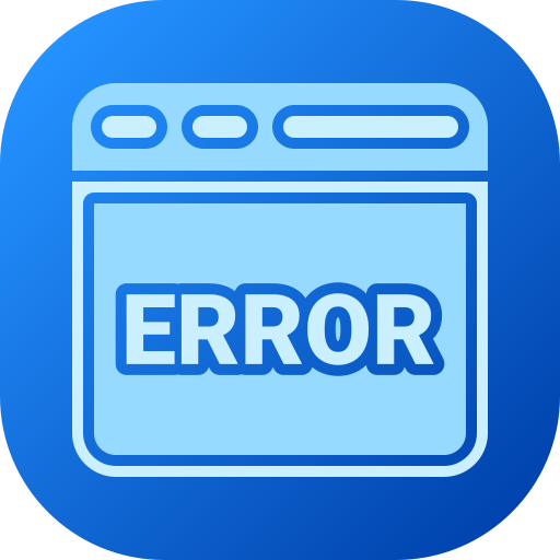 mensaje de error icono gratis