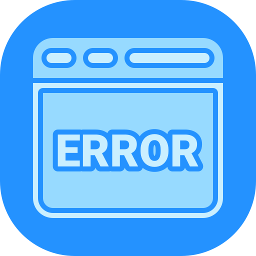 mensaje de error icono gratis