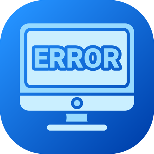 mensaje de error icono gratis