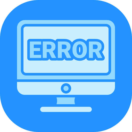 mensaje de error icono gratis