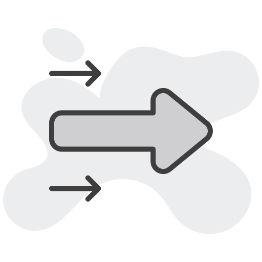 Right arrow - free icon