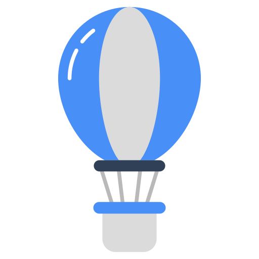 Hot air balloon Generic color fill icon