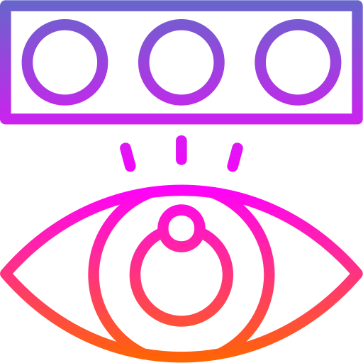 prueba de daltonismo icono gratis