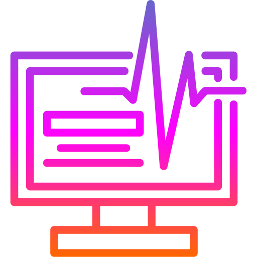 Diagnostic Generic gradient outline icon