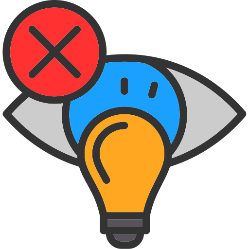 fotofobia icono gratis