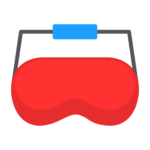 máscara para dormir icono gratis