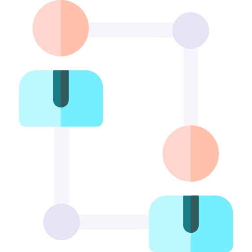 trabajo en equipo icono gratis