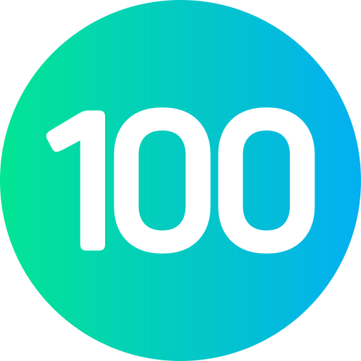 100 icono gratis