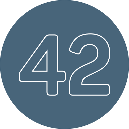 42 icono gratis