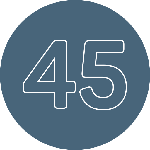 45 icono gratis