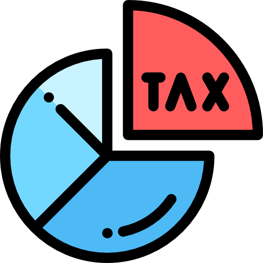 Pie chart Detailed Rounded Lineal color icon