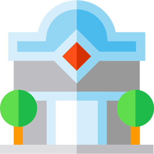 centro comercial icono gratis