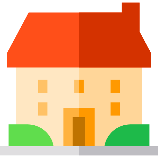 House Basic Straight Flat icon