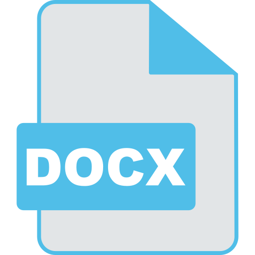 Docx file - Free interface icons