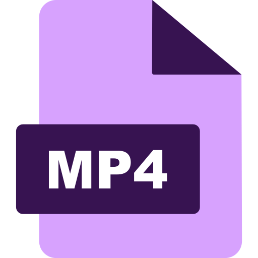 archivo mp4 icono gratis