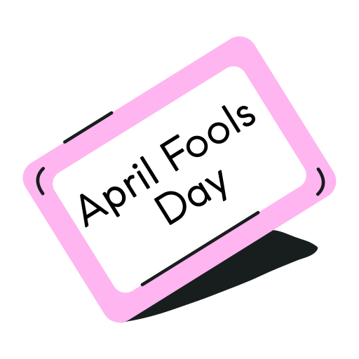 april fools day gratis sticker