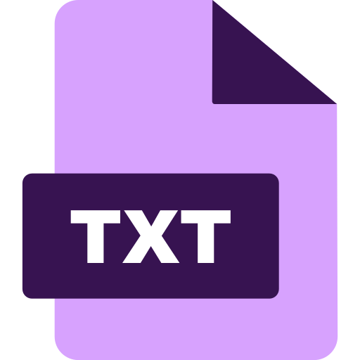 txt icono gratis