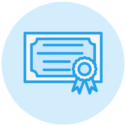 Certificate Generic color lineal-color icon