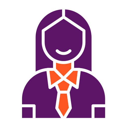 mujer de negocios icono gratis