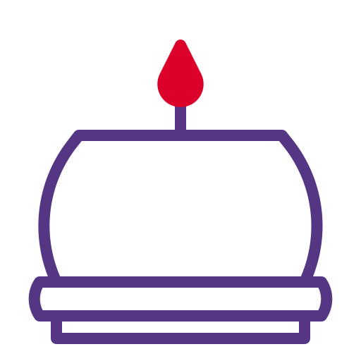 bougie Icône gratuit