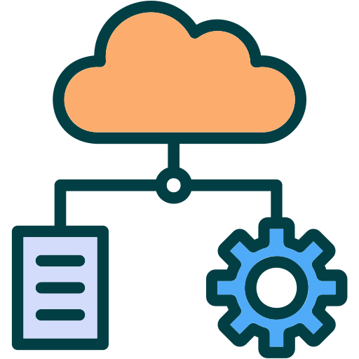 procesamiento de datos icono gratis