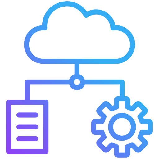 procesamiento de datos icono gratis